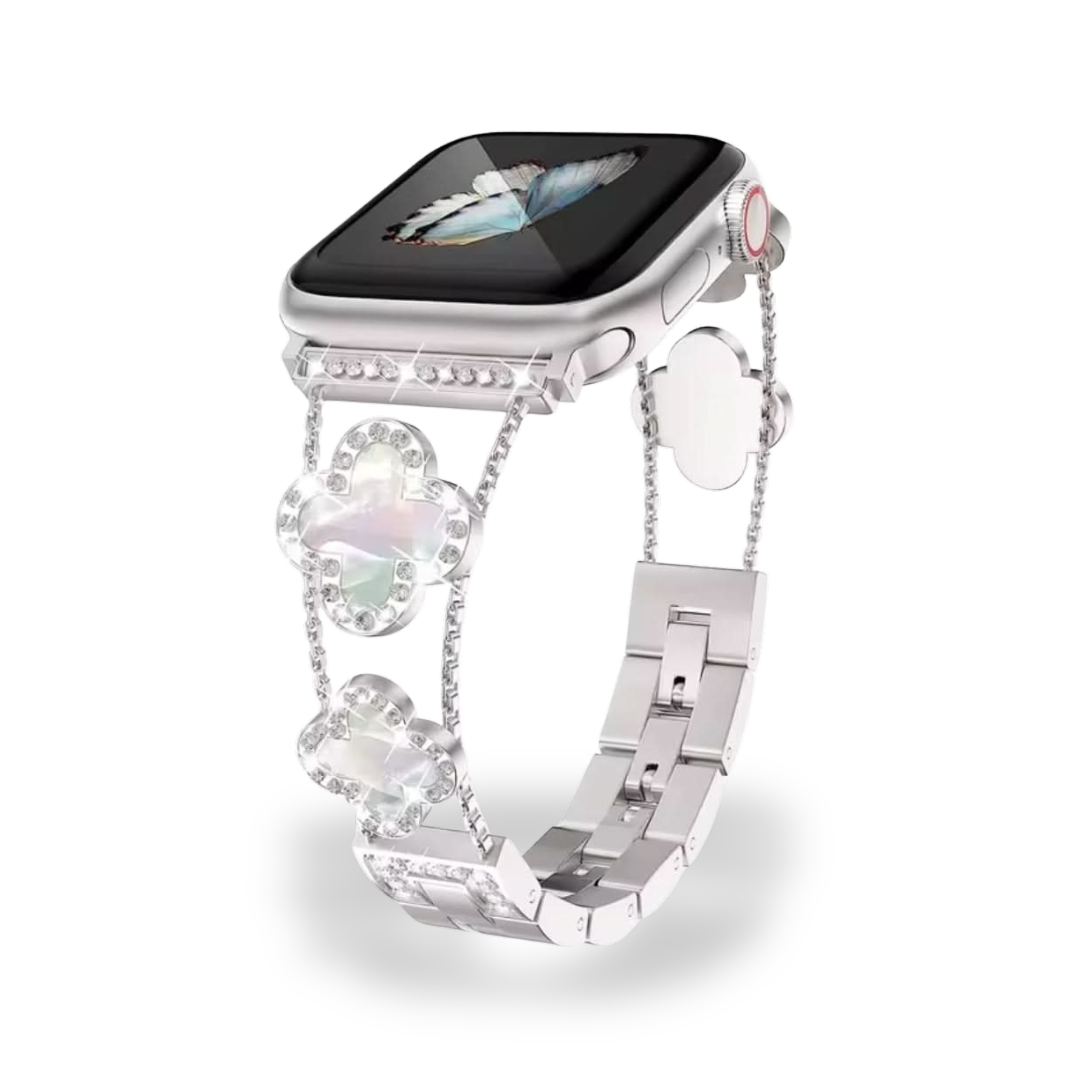 Apple Watch bandje RVS Staal – Diamond (Van C & A)