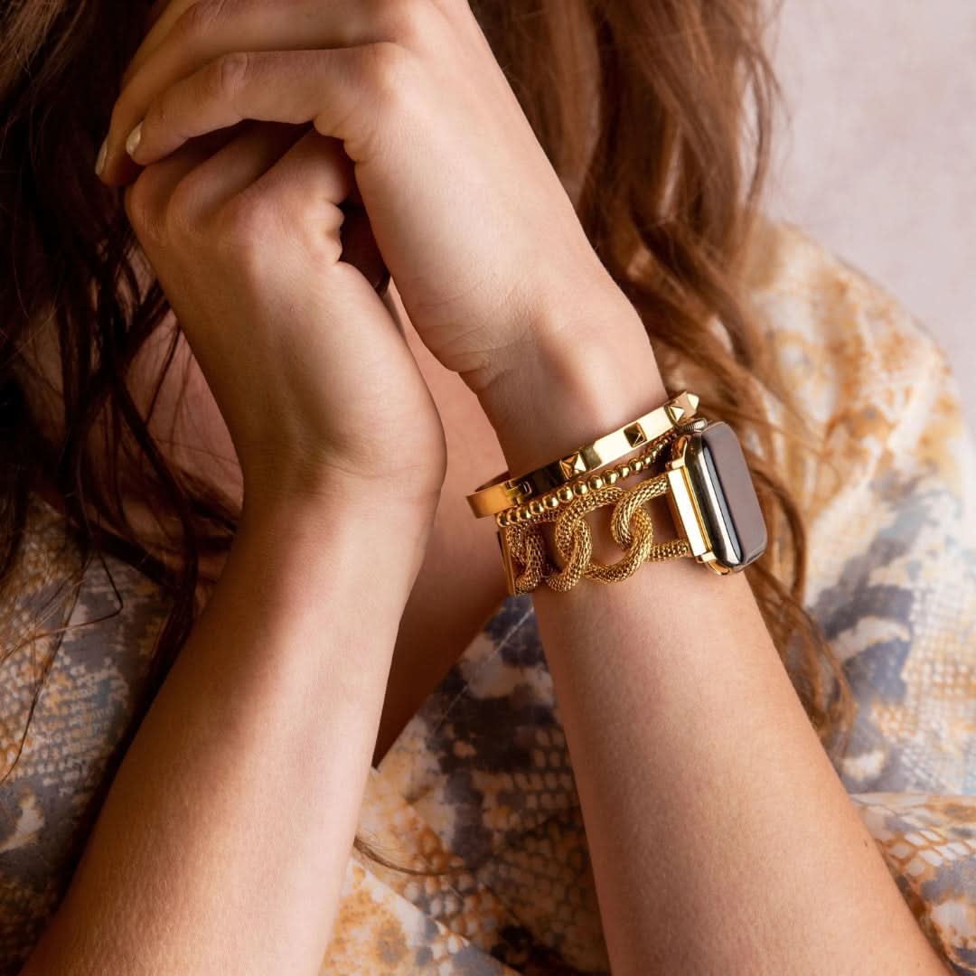 Apple Watch Armband Leder – Woven Elegance
